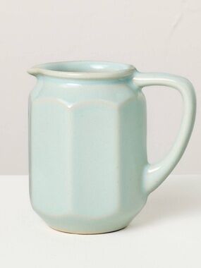 New 8 fl oz Stoneware Beverage Pitcher Peace Blue - Hearth & Hand™ with Magnolia